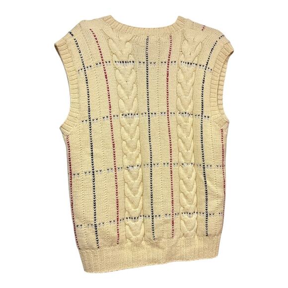 Ralph Lauren Vest Yellow Men 100% Cotton Large - Picture 4 of 4